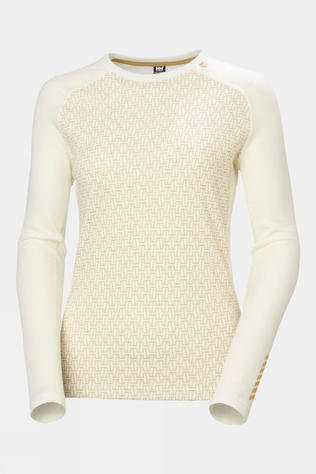 Womens LIFA Merino Midweight Graphic Base Layer Top
