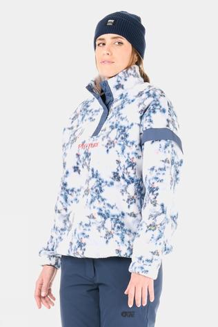 Womens Velora Printed Half Snap Fleece
