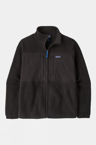 Mens Retro Pile Patch Fleece Jacket
