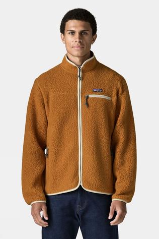 Mens Retro Pile Fleece Jacket