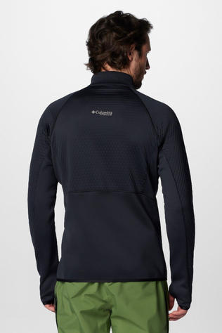 Mens Crystal Leaf Omni-Heat Helix Half Zip Fleece
