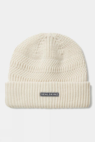 Unisex Gressenhall Waterproof Textured Stripe Roll Cuff Beanie