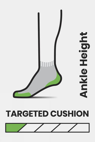 Womens Hike Targeted Cushion Ankle Socks