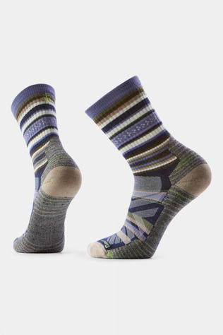 Mens Hike Light Cushion Panorama Crew Socks
