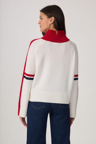 Womens Wren Snowflake Knitted Sweater