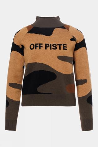 Womens Camo Glow Knit Sweater