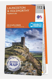 Active Explorer Map 112 Launceston and Holsworthy