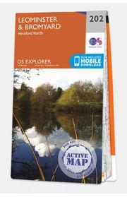 Active Explorer Map 202 Leominster and Bromyard