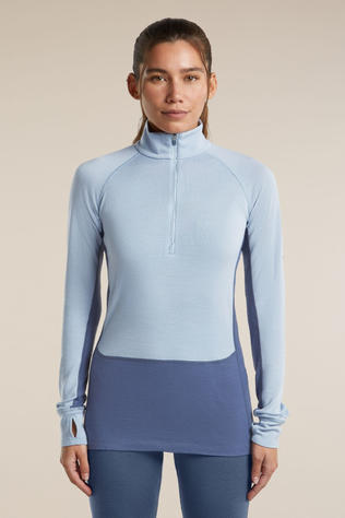 Womens Merino 260 Zoneknit Long Sleeve Half Zip Base Layer Top