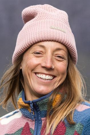 Womens Gressenhall Waterproof Textured Stripe Roll Cuff Beanie