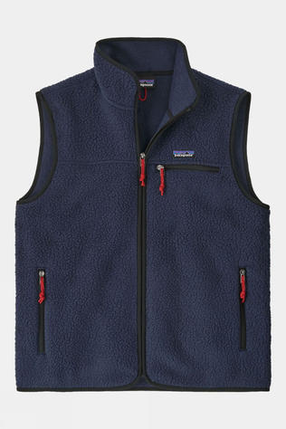Mens Retro Pile Fleece Vest