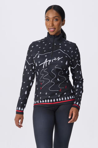 Womens Winter Apres Base Layer Top 