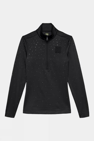 Womens Ulani Glitter Ski Pully Top