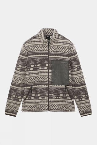 Mens Snowdrift Mountain Fire Sherpa Fleece Jacket
