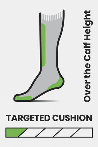 Womens Targeted Cushion OTC Ski Socks 