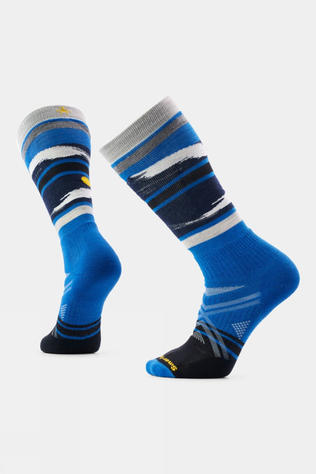 Mens Ski Full Cushion Midnight Pattern OTC Socks