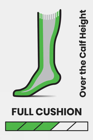 Mens Ski Full Cushion Midnight Pattern OTC Socks