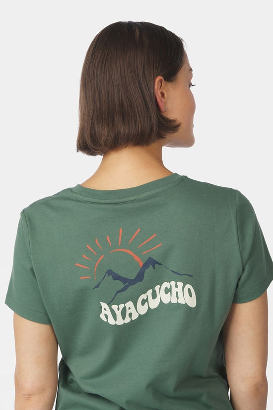 Ayacucho Womens Sierra T-Shirt Sage Leaf