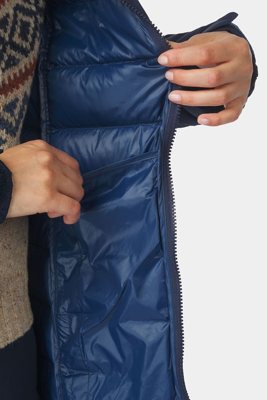 Ayacucho Womens Adventure Lightweight Down Jacket Navy