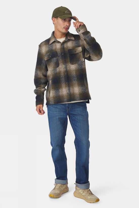 Ayacucho Mens Hinton Overshirt Kalamata Check