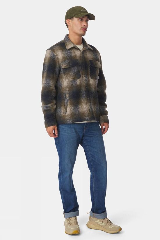 Ayacucho Mens Hinton Overshirt Kalamata Check
