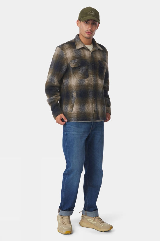 Ayacucho Mens Hinton Overshirt Kalamata Check