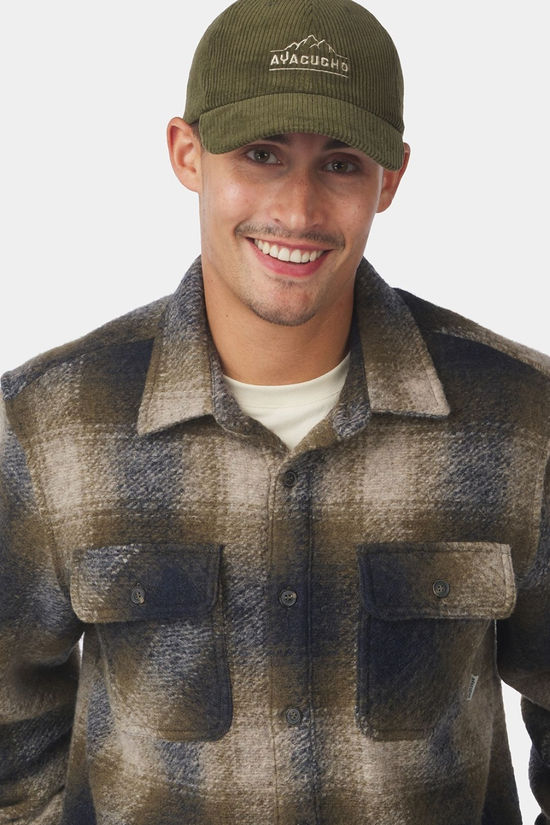 Ayacucho Mens Hinton Overshirt Kalamata Check