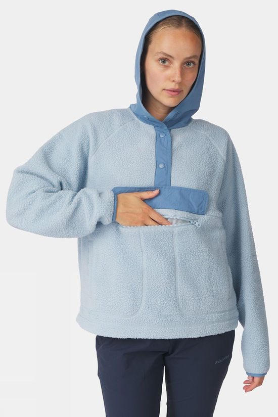 Ayacucho Womens Texel Half Zip Fleece Niagara Blue