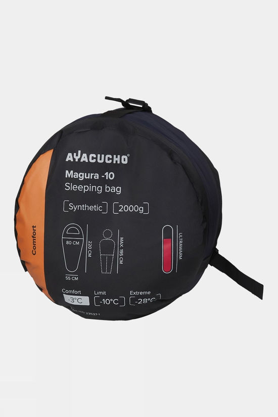 Ayacucho Magura -10°C Sleeping Bag - Long Blue Coral/Tapestry