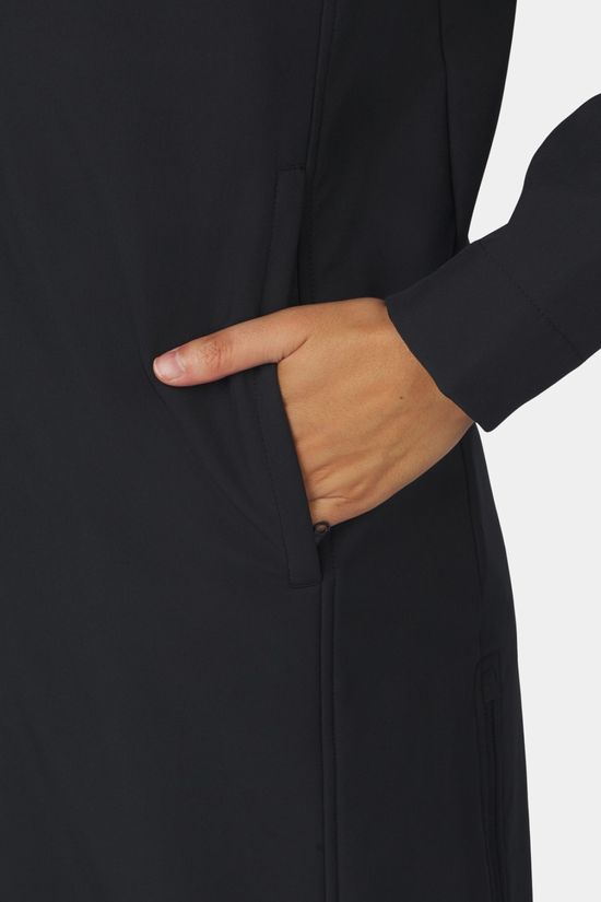 Ayacucho Womens Heather Softshell Coat Black