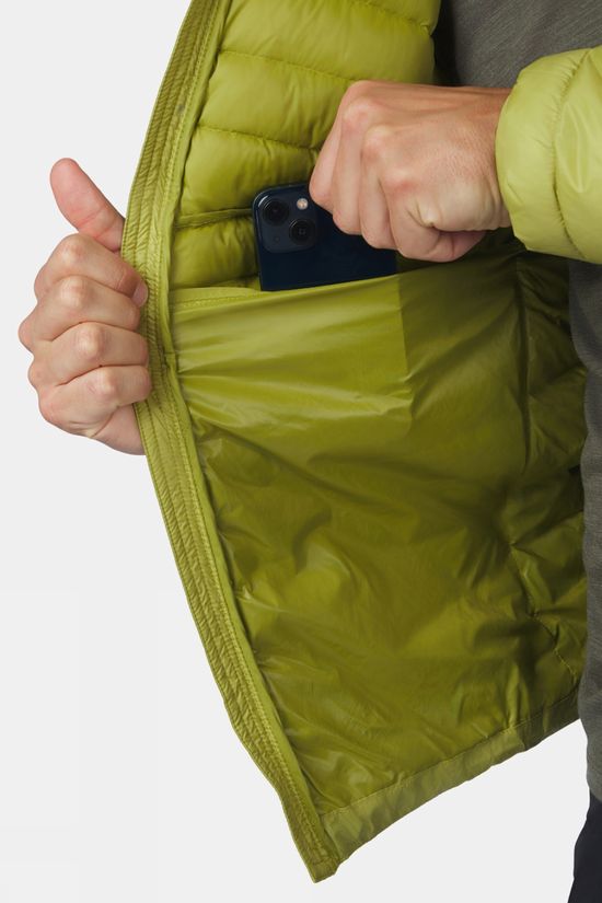 Ayacucho Mens Mountain Lightweight Down Jacket Moss