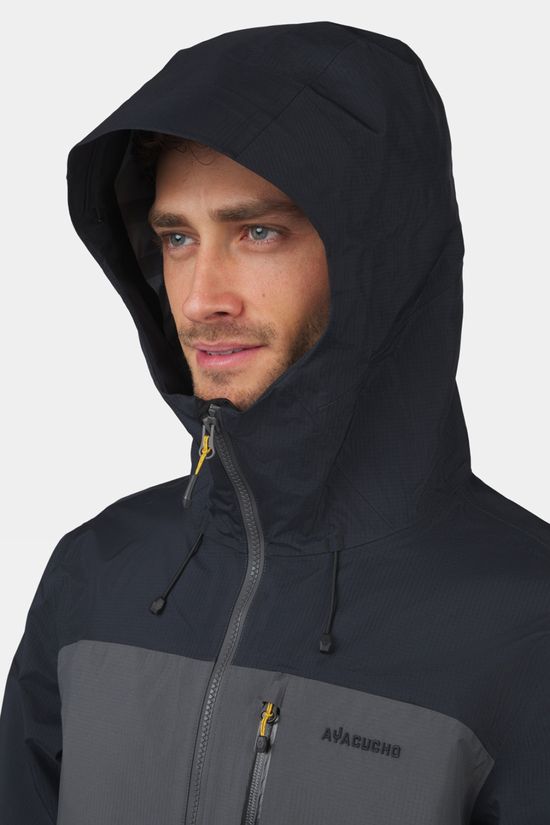 Ayacucho Mens Mountain Peak 3L Jacket Black