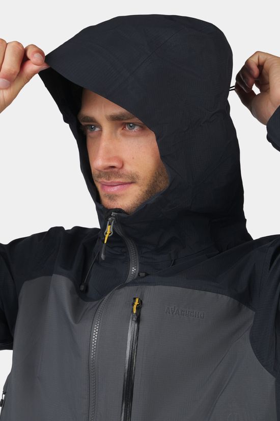 Ayacucho Mens Mountain Peak 3L Jacket Black