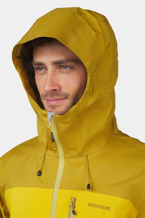 Ayacucho Mens Mountain Peak 3L Jacket Tawny Olive