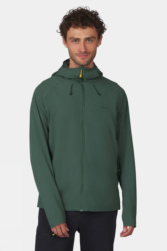 Ayacucho Mens Mountain Insulated Softshell Jacket Jungle Green