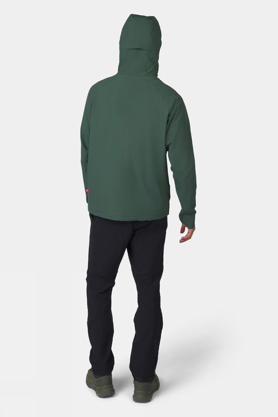 Ayacucho Mens Mountain Insulated Softshell Jacket Jungle Green