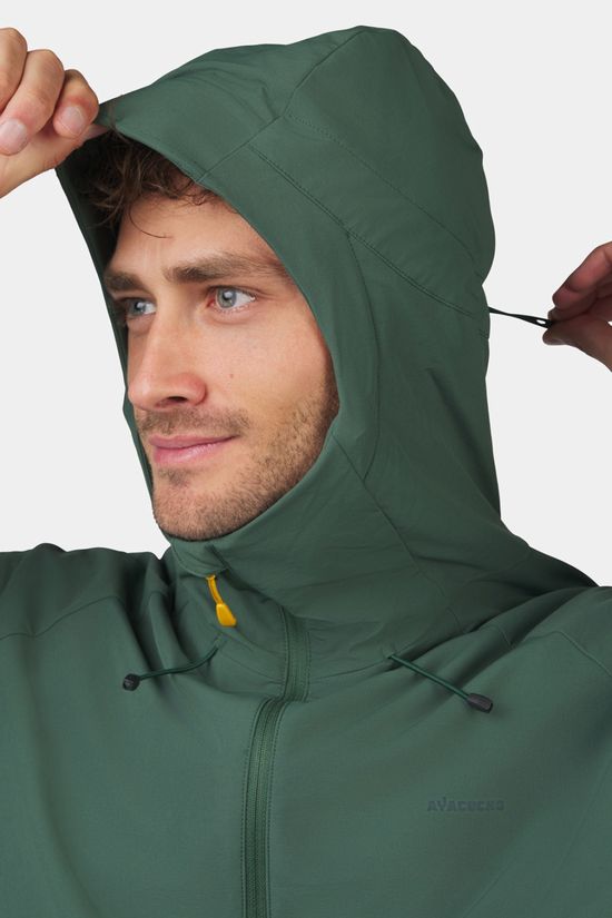 Ayacucho Mens Mountain Insulated Softshell Jacket Jungle Green