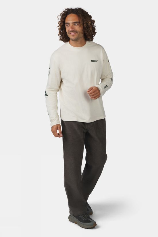 Ayacucho Mens Trailfinder Long Sleeve T-Shirt Turtledove