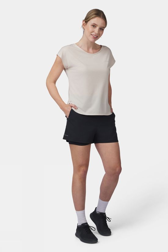 Ayacucho Womens Rio 2-In-1 Running Shorts Black