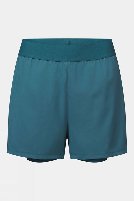 Ayacucho Womens Rio 2-In-1 Running Shorts Mediterranea