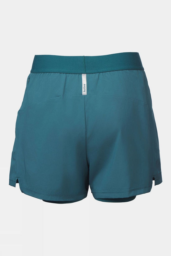 Ayacucho Womens Rio 2-In-1 Running Shorts Mediterranea