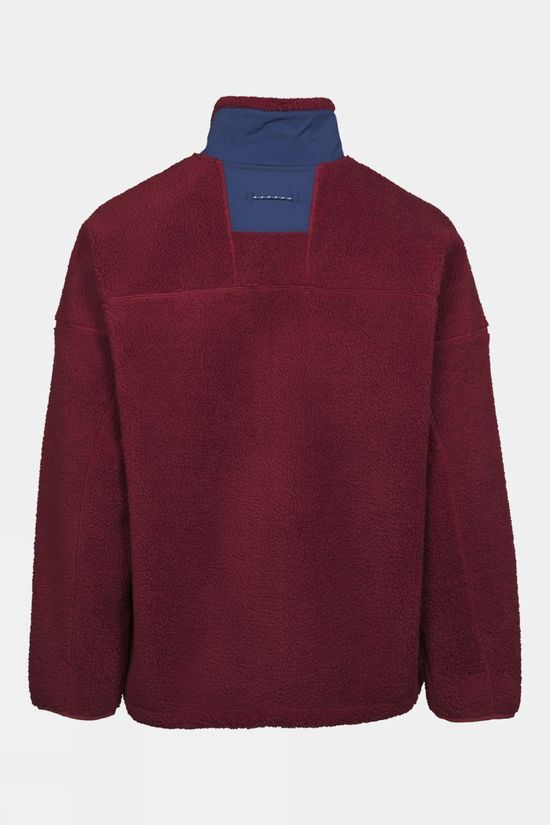 Ayacucho Mens Blackhorn Full Zip Fleece Oxblood/Navy