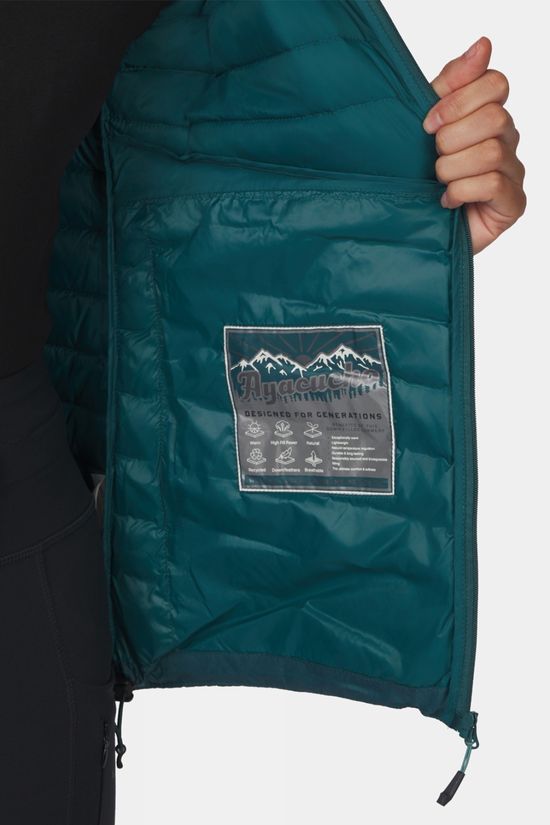 Ayacucho Womens Mountain Lightweight Down Jacket Mediterranea