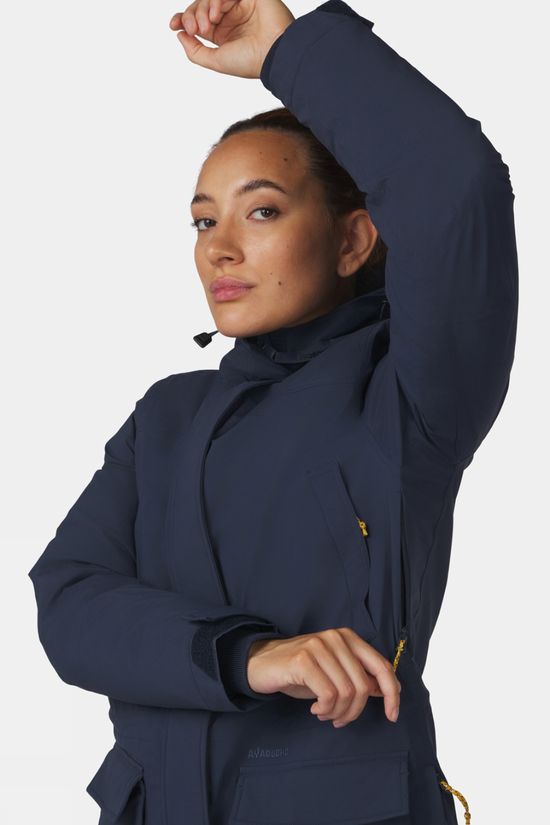 Ayacucho Womens Mountain Nordic Down Parka Jacket Navy