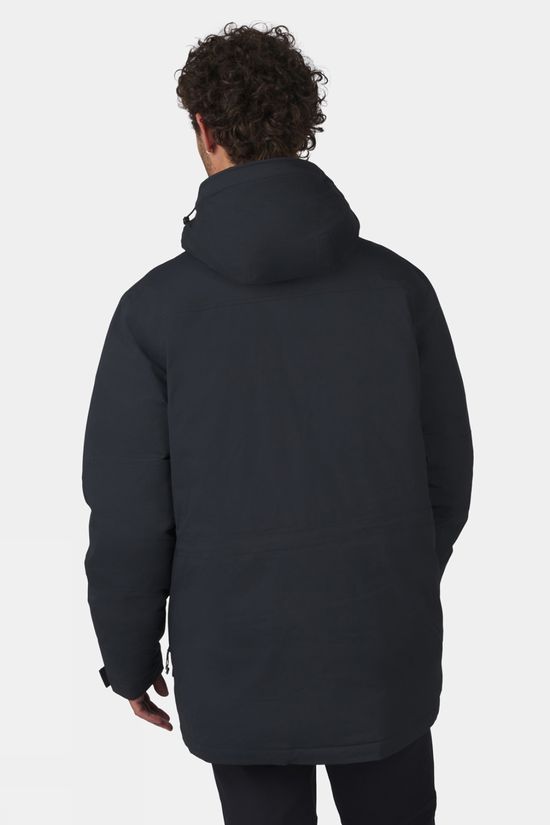 Ayacucho Mens Mountain Nordic Down Parka Jacket Black