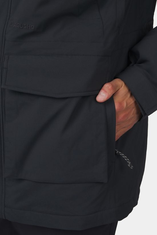 Ayacucho Mens Mountain Nordic Down Parka Jacket Black