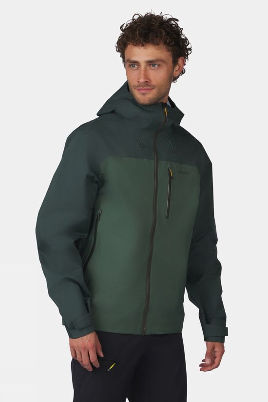 Ayacucho Mens Mountain Peak 3L Jacket Jungle Green Te