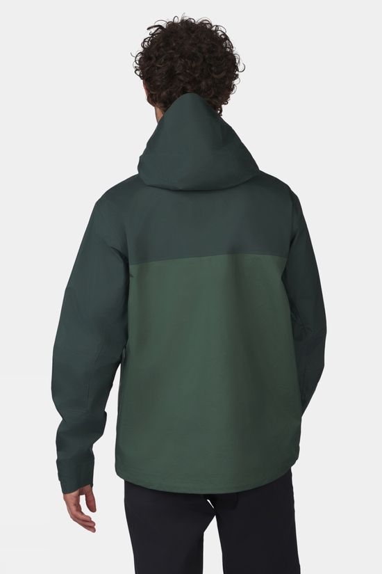 Ayacucho Mens Mountain Peak 3L Jacket Jungle Green Te
