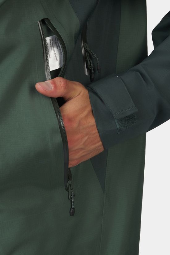Ayacucho Mens Mountain Peak 3L Jacket Jungle Green Te
