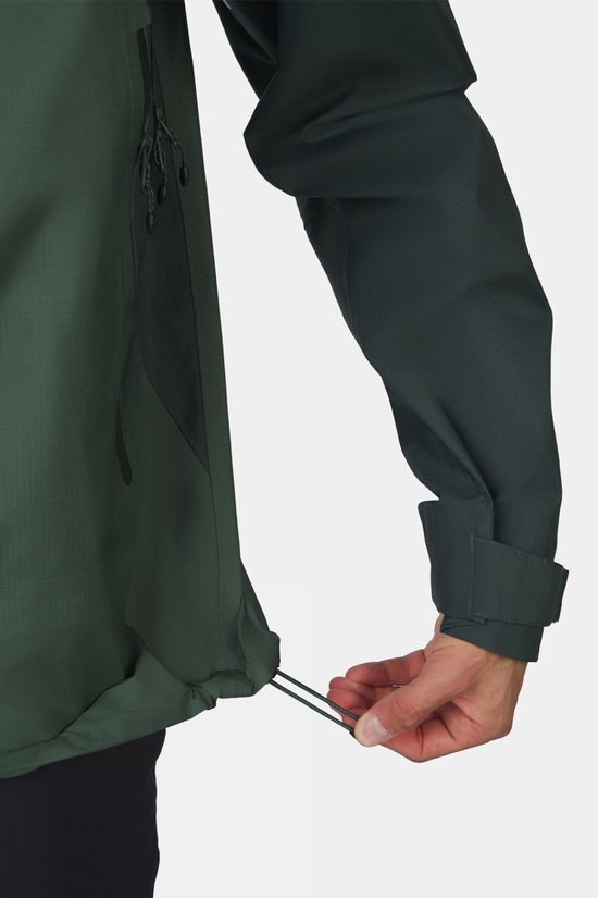 Ayacucho Mens Mountain Peak 3L Jacket Jungle Green Te